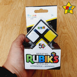 Cubo Rubik 2x2 Aprendiz Rubiks Bicolor Blanco Amarillo Negro