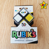 Cubo Rubik 2x2 Aprendiz Rubiks Bicolor Blanco Amarillo Negro