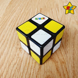 Cubo Rubik 2x2 Aprendiz Rubiks Bicolor Blanco Amarillo Negro
