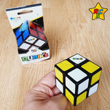 Cubo Rubik 2x2 Aprendiz Rubiks Bicolor Blanco Amarillo Negro