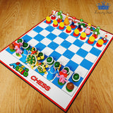 Ajedrez Super Mario Bross Lujo Chess Grande Coleccion
