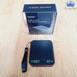 Gramera Digital Tactil Café Usb-c Con Temporizador Y Tapete Negro 2 Kg