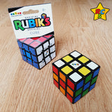 Cubo Rubik 3x3 Rubiks Clasico Fondo Negro Tileds Original