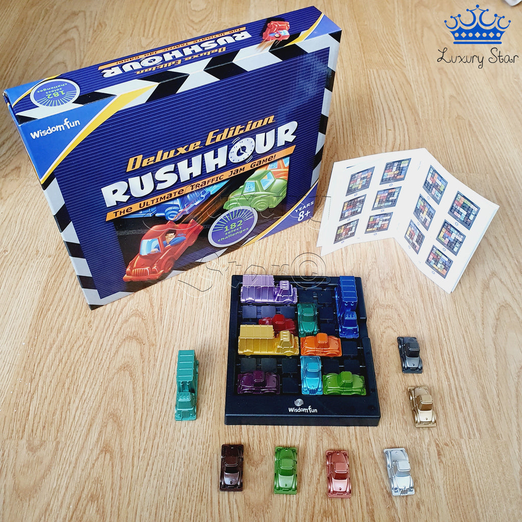 Juego De Lógica Aparcamiento Rush Hour – 750 Niveles Con Coches Y Pegatinas, Para Niños De 3+ Años, Fomenta La Resolución De Problemas
