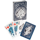 Baraja Poker Bicycle Dragon Red Gold Black Blue New