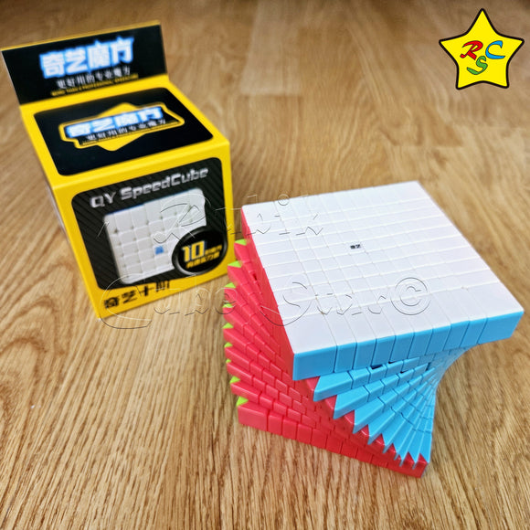 Cubo 10x10 Mate Qiyi Speedcube Velocidad Stickerless