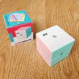Cubo Qiyi Qidi 2x2 Neon Pastel Speedcub Stickerless Macaron