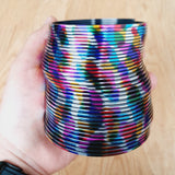 Aro Magico Resorte Espiral 6cm Rainbow Antiestres Multicolor