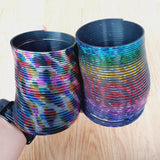 Aro Magico Resorte Espiral 6cm Rainbow Antiestres Multicolor