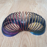 Aro Magico Resorte Espiral 6cm Rainbow Antiestres Multicolor