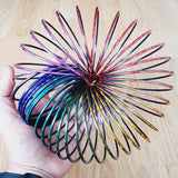 Aro Magico Resorte Espiral 6cm Rainbow Antiestres Multicolor