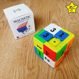 Yuxin 2x2 Digital Puzzle Cubo Magnetico Deslizar 2d
