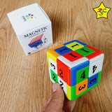 Yuxin 2x2 Digital Puzzle Cubo Magnetico Deslizar 2d