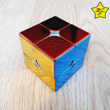2x2 Metalizado Normal Cubo Shengshou Metalico Speed