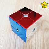 2x2 Metalizado Normal Cubo Shengshou Metalico Speed