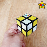 Cubo Rubik 2x2 Aprendiz Rubiks Bicolor Blanco Amarillo Negro