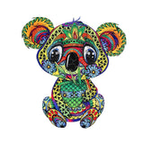 Rompecabezas Animales Figuras Madera Siluetas Formas Colores