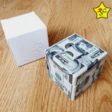 Cubo 3x3 Billete Dolar Impreso Franklin 100 Dolares