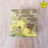 Cubo 3x3 Formulas Matematicas Fisica Calculo