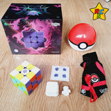 Cubo 3X3 GAN V100 Gengar Speed Cube Ballcore Limitado