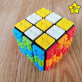 Cubo Fichas 3x3 Fanxin Original Encajar Piezas Armar