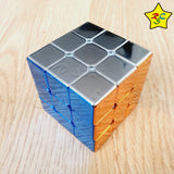 3x3 Metalizado Cubo Shengshou Metalico Speed + Base