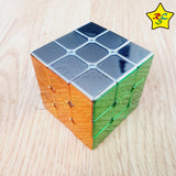 3x3 Metalizado Cubo Shengshou Metalico Speed + Base