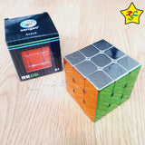 3x3 Metalizado Cubo Shengshou Metalico Speed + Base