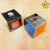 3x3 Metalizado Cubo Shengshou Metalico Speed + Base