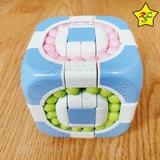 Cubo 3x3 Pepas Puzzle Deslizar Bolas Antiestres