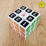 Cubo 3x3 Sudoku Numeros Blanco Pintado Economico
