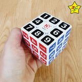 Cubo 3x3 Sudoku Numeros Blanco Pintado Economico
