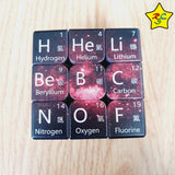 Cubo 3x3 Tabla Periodica Elementos Quimicos Oscuro