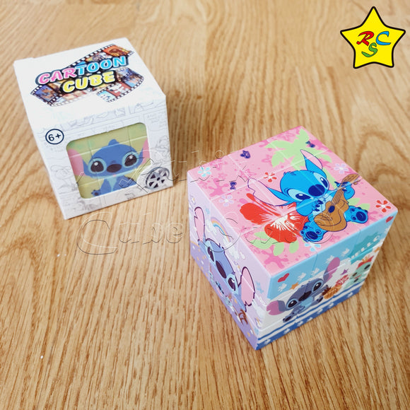 Cubo 3x3 Lilo Y Stitch Figuras Impreso Animado