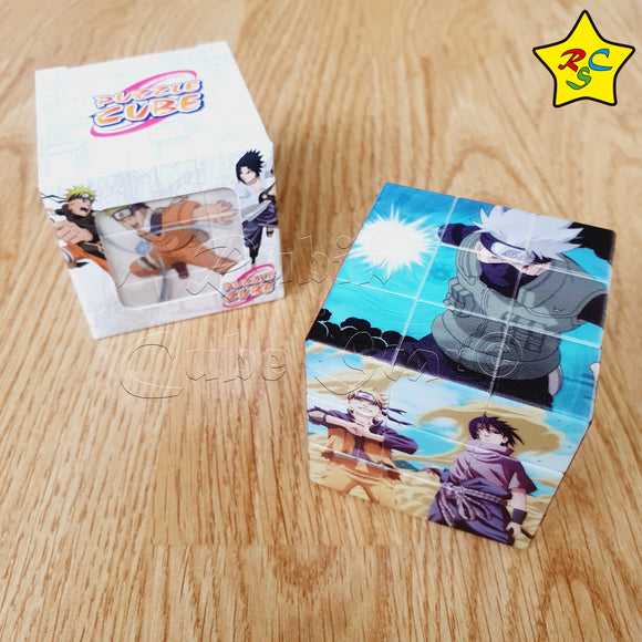 Cubo 3x3 Naruto Impreso Figuras Anime Accion