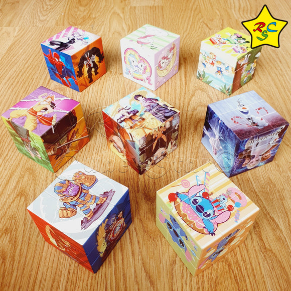 Cubo 3x3 Diseños Impresos Personalizados Anime Accion