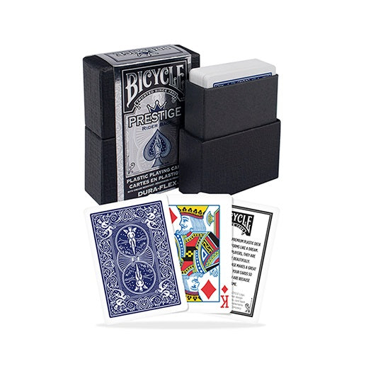 Cartas Bicycle Prestige Rojo Azul Plastic Dura Flex Baraja
