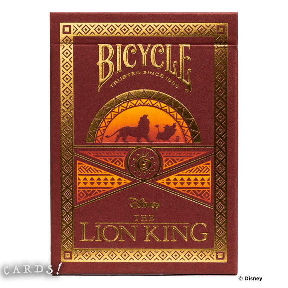 Baraja El Rey Leon Naipes Poker The Lion King Bicycle
