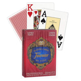 Juego De Cartas Poker Fournier 808 Jumbo Index Linen Finish Azul N/a Inglés