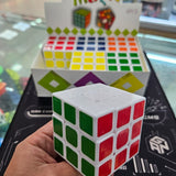 Cubo 3x3 Magic Cube Economico Blanco Pintado