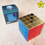 4x4 Metalizado Cubo Shengshou Metalico Speed Brillante