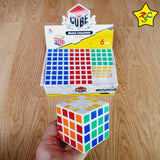4x4 Cubo Magic Cube Super Economico Buen Giro - Blanco