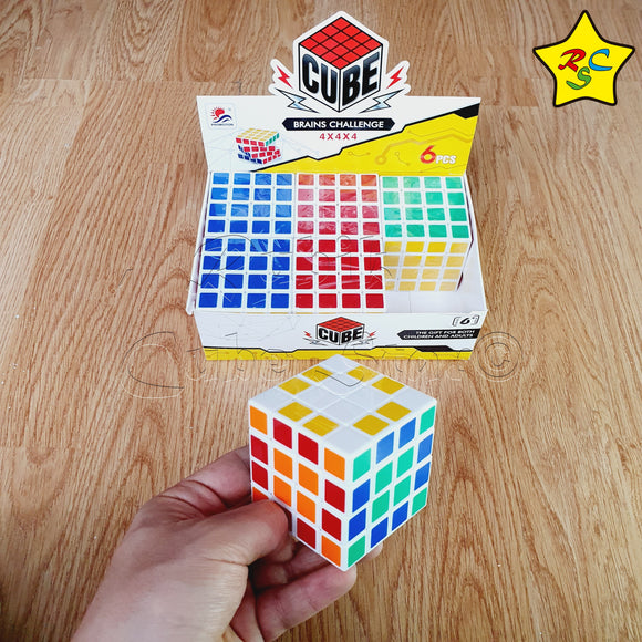 4x4 Cubo Magic Cube Super Economico Buen Giro - Blanco