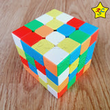 Cubo 4x4 Stickerless Magic Cube Económico Buen Giro