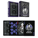 Baraja Wednesday Merlina Mazo Poker Bicycle Naipes Cartas Negro Wednesday Merlina Inglés