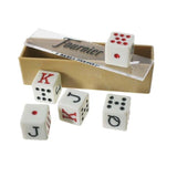 Dados Poker Profesionales Fournier Estuche X 5 Juego Mesa