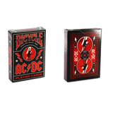 Baraja De Cartas Acdc Naipes Poker Bicycle Rojo Negro Juego