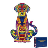 Rompecabezas Animales Figuras Madera Siluetas Formas Colores