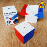 Cubo 7x7 M 56mm Diansheng Super Mini Cube Nucleo Magnetico Blanco