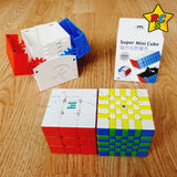 Cubo 7x7 M 56mm Diansheng Super Mini Cube Nucleo Magnetico Blanco
